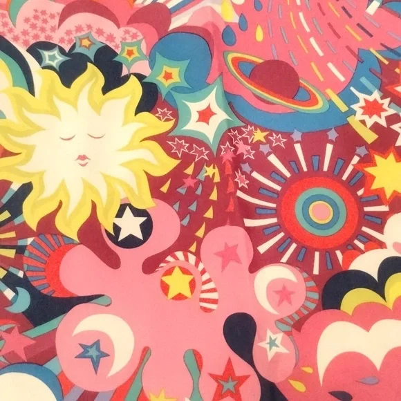 RARE Lush Cosmetics Twilight Knot Wrap - Approximately 27“ x 28“ - Scarf Bandana - Picture 7 of 8